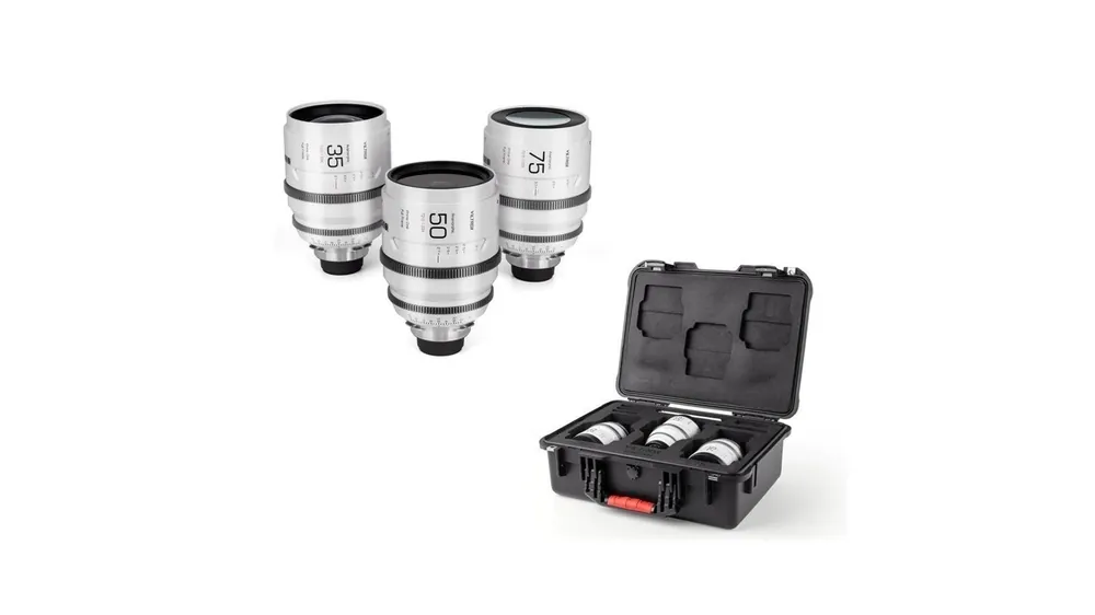 Offerta Del Giorno Viltrox 35mm/50mm/75mm T2.0 1.33X Full-frame Epic Cine series anamorphic lenses with PL-mount 35mm+50mm+75mm T2.0 1.33X, with case