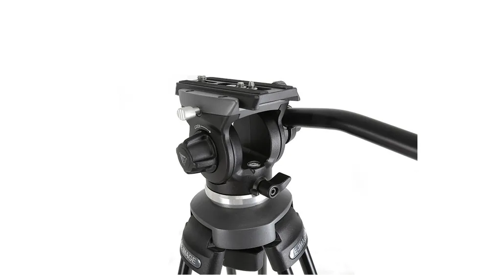 E-image 610FH Fluid Video Head with Flat Base for Sliders and Tripods Prezzo Conveniente