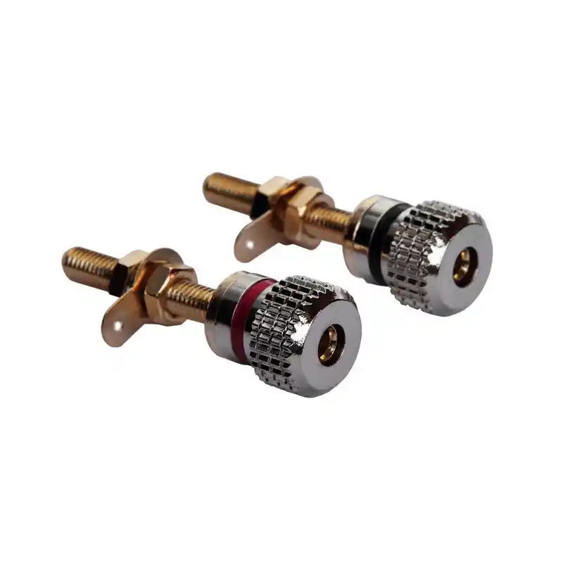 Novità BP20 - Coppia Morsetti - Placcatura in oro - filettatura 30mm