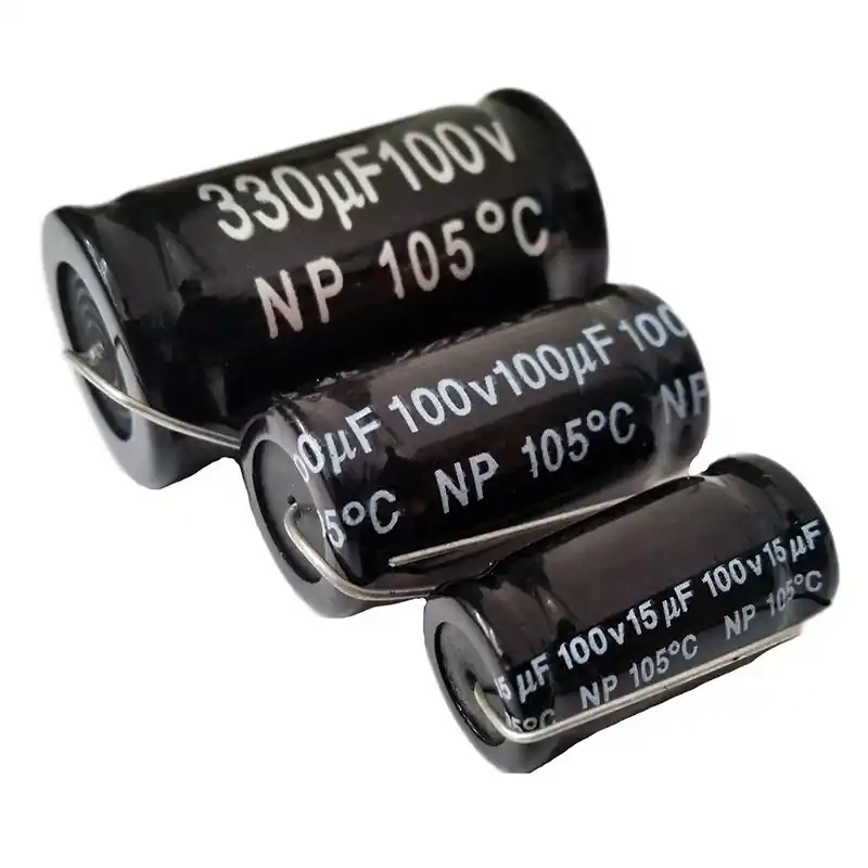 Non Perdere Condensatori elettrolitici Axiomedia non polarizzati, 1.50µF 100V, 105°C, tolleranza 10%