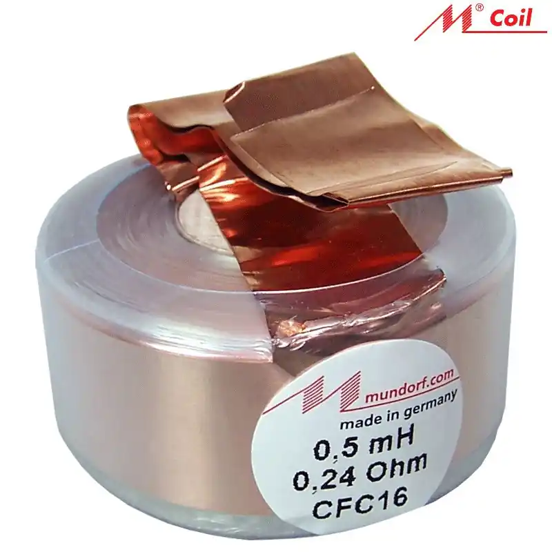 0.12mH - 16AWG CFC Coil Mundorf con filo a foglia di rame Prezzo Conveniente