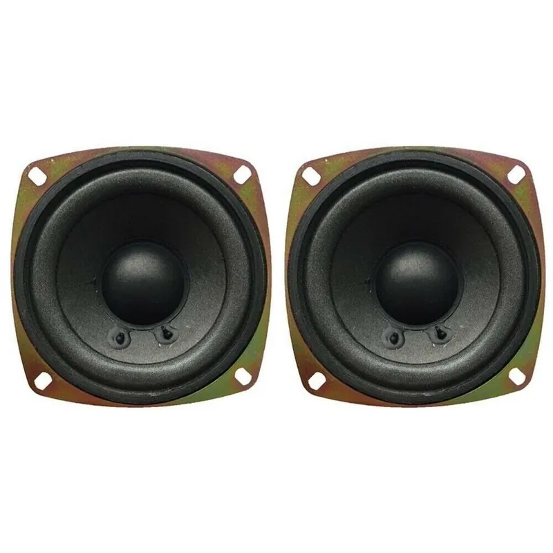 Coppia Altoparlanti Mid Woofer 10,5 Cm 105 mm 4" Pollici 8 Ohm 60 W Di Tendenza