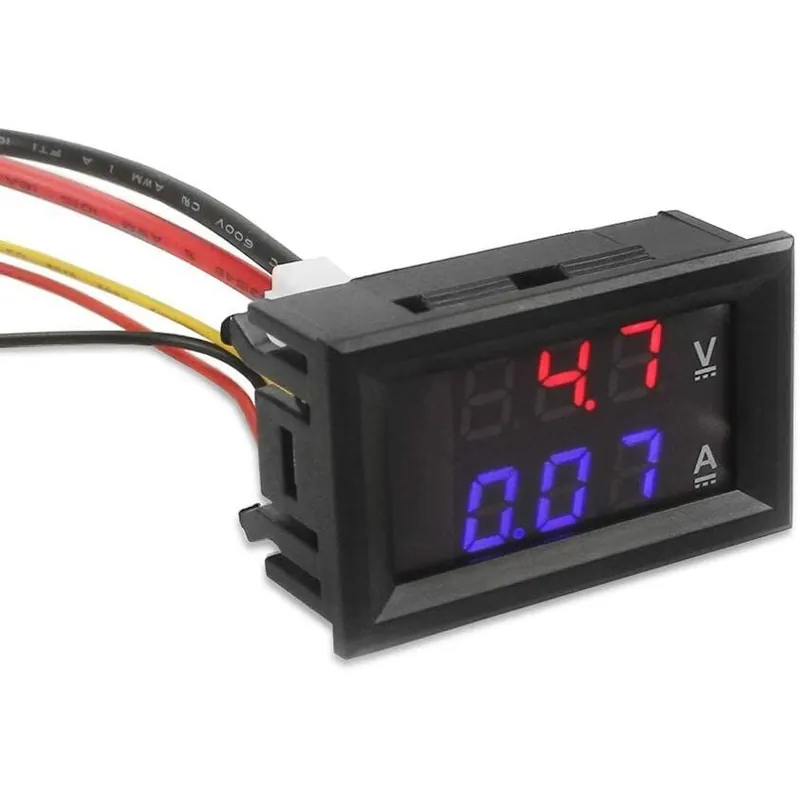 Amperometro Voltmetro Digitale DC 0-100V 10A con 2 display Ultima Occasione