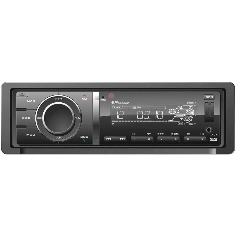 PHONOCAR VM017 AUTORADIO SINTOLETTORE CD,RDS, USB, BLUETOOTH, AUX A 1 DIN 40Wx4 Occasione