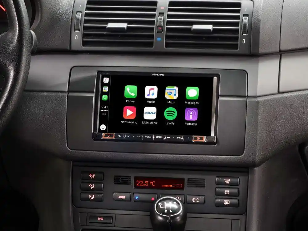 Occasione Alpine iLX-702E46 Media Station 7‘‘ per BMW S3 E46 con Android Auto, App CarPlay e Bluetooth