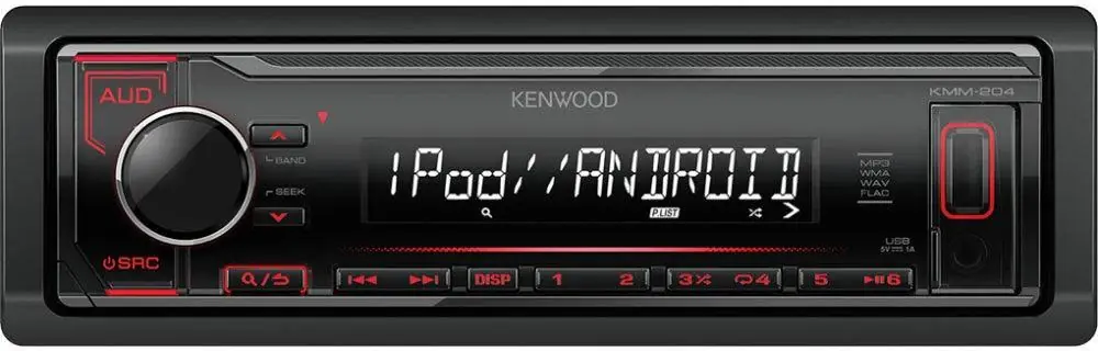 Kenwood KMM-204 autoradio con USB, AUX-IN smartphone Android Prezzo Basso