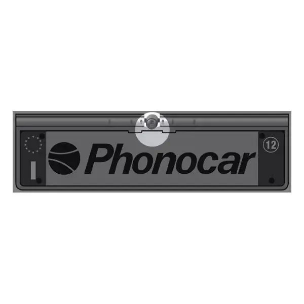 Non Perdere Phonocar VM270 Porta Targa con retrocamera integrata CMD
