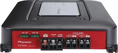 Promo Stagionale Pioneer GM-A3702 Amplificatore 2 canali per auto collegabile a ponte 95 W x 2 (2 Ω) RMS - 500W