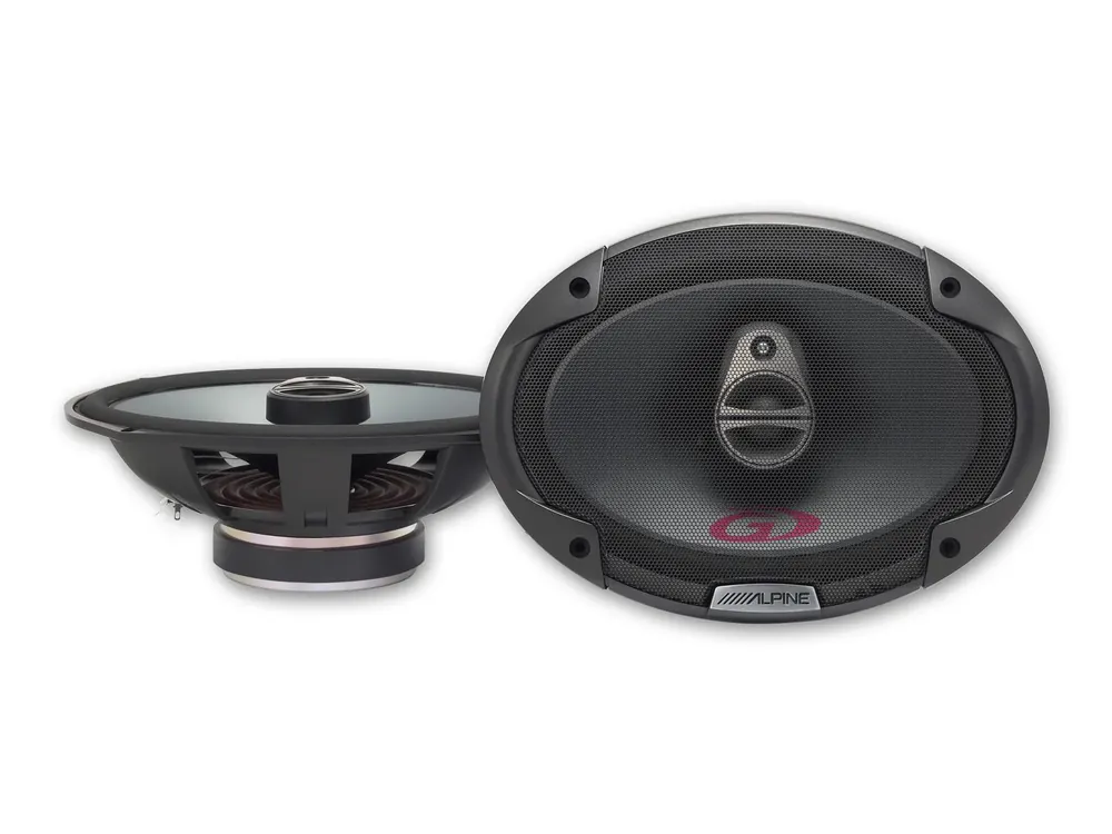 Alpine SPG-69C3 Altoparlanti coassiali ellittici a 3 vie 16x24cm (6x9") 350W COPPIA Nuovo Arrivo
