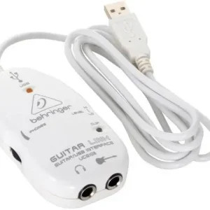 Promo Stagionale BEHRINGER UCG102 GUITAR LINK INTERFACCIA DA USB A/D 16BIT 3 SAMPLING RATE PC MAC A COLLEGAMENTO CHITARRA E CUFFIE