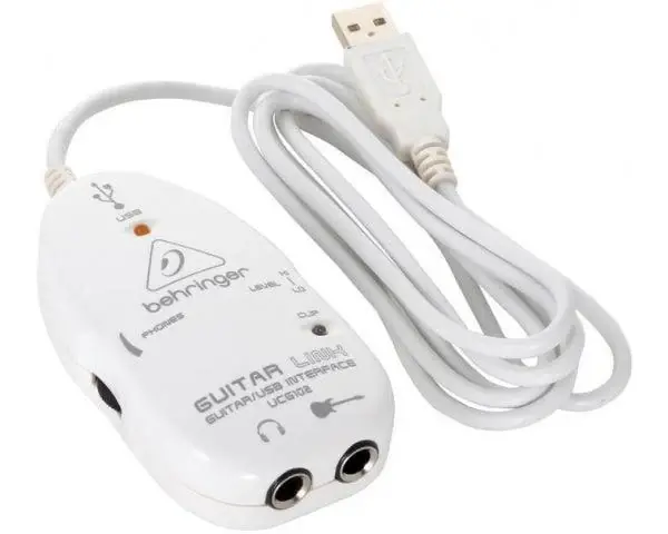 Promo Stagionale BEHRINGER UCG102 GUITAR LINK INTERFACCIA DA USB A/D 16BIT 3 SAMPLING RATE PC MAC A COLLEGAMENTO CHITARRA E CUFFIE