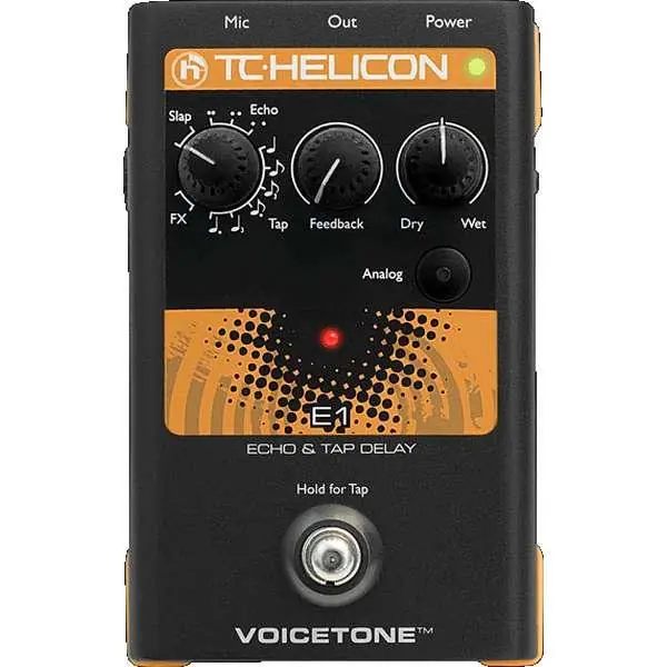 TC HELICON VOICETONE E1 EFFETTO ECHO E TAP DELAY Miglior Prezzo