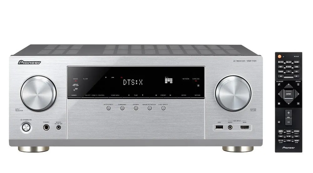 Pioneer VSX-1131-S Sintoamplificatore a 7.2 canali con 7x160 Watt, streaming, Ultra HD 4K, Wi-Fi e Bluetooth PIONEER ITALIA Economico