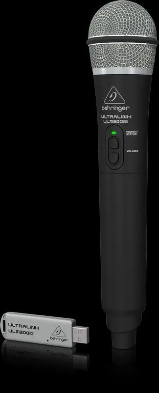 Offerta Del Giorno BEHRINGER ULM300-USB ULTRALINK RADIOMICROFONO GELATO PALMARE A MANO 2.4 GHZ + PRATICO RICEVITORE USB X MIXER XENYX Q/QX/CASSE WIRELESS READY
