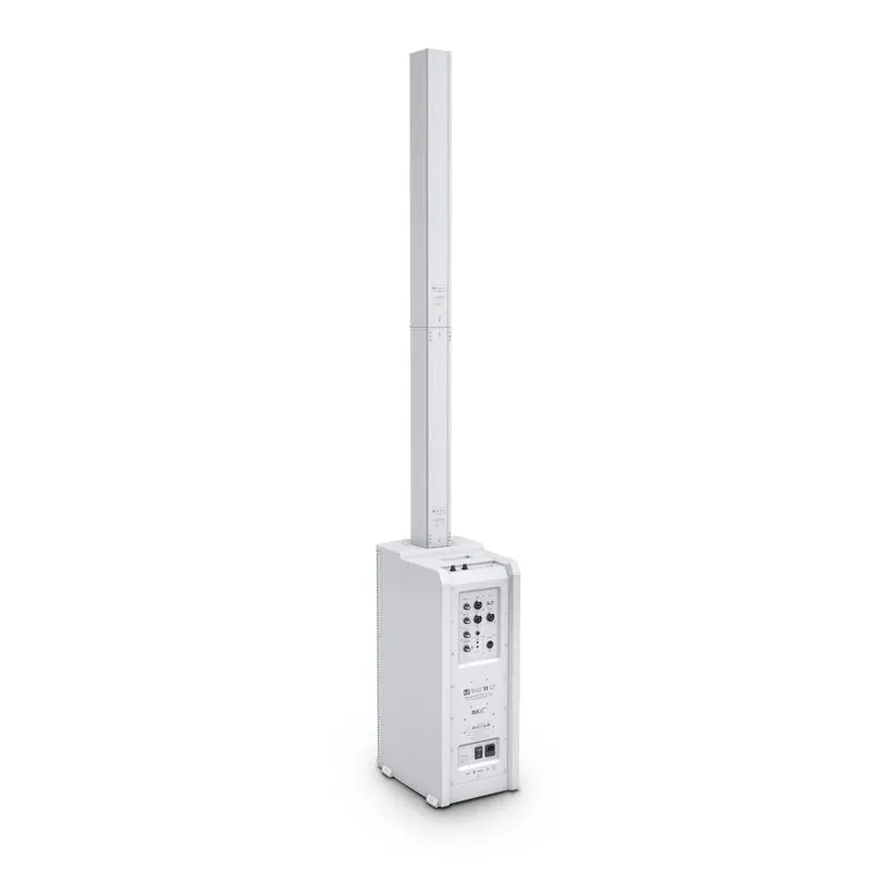 Novità LD SYSTEMS MAUI11-G2-W SISTEMA PA PORTATILE A COLONNA SUBWOOFER + SATELLITI CON MIXER E BLUETOOTH COLORE BIANCO