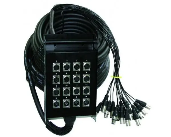 EXTREME SB12I4O25 STAGEBOX 12 IN/4 OUT 25 METRI STAGEBOX PROFESSIONALE 12 INGRESSI XLR / 4 USCITE XLR Nuovo Arrivo