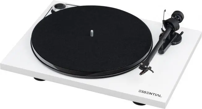 Pro-Ject Essential III Digital Audiophile Giradischi con uscita digitale, BIANCO Pagamento Sicuro
