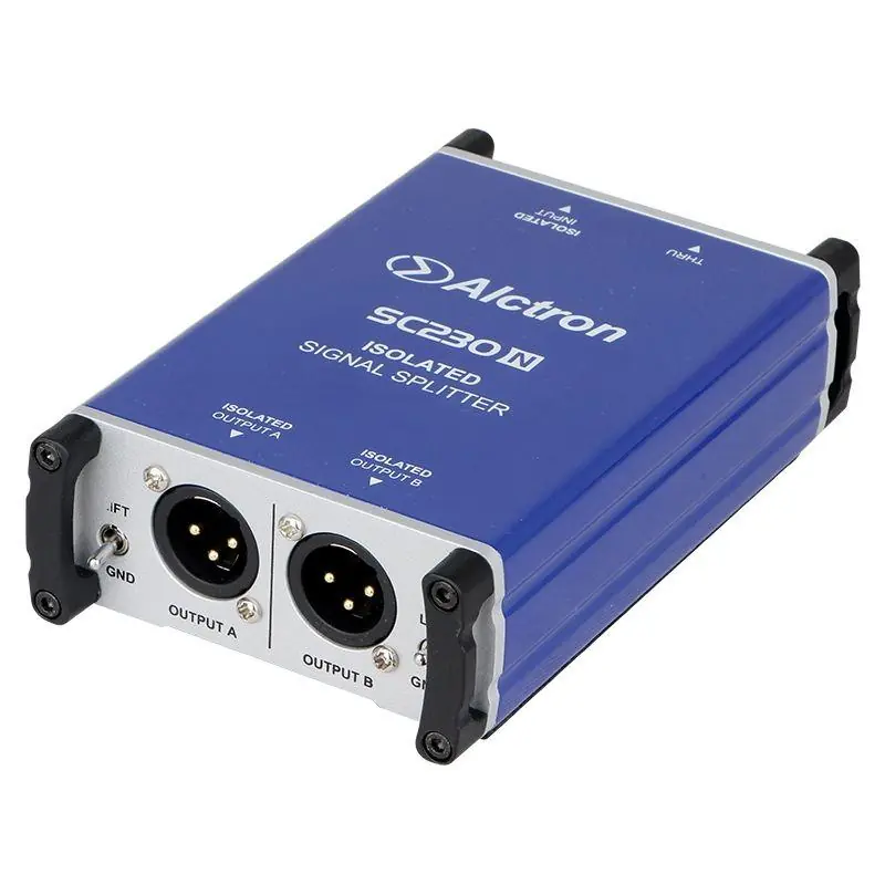 Promozione Esclusiva ALCTRON SC230N SPLITTER MICROFONICO DA 1 IN A 2 OUT + THRU