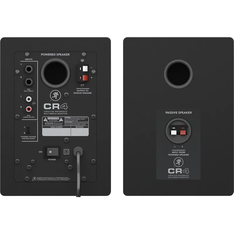 MACKIE CR4BT COPPIA MONITOR DA STUDIO 50 WATT WOOFER 4" TWEETER .75" + CONNESSIONE BLUETOOTH Economico
