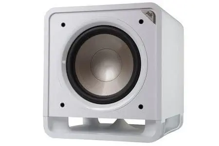 Novità POLK AUDIO HTS 12 BIANCO Subwoofer attivo con bass reflex a pavimento Power Port 400W