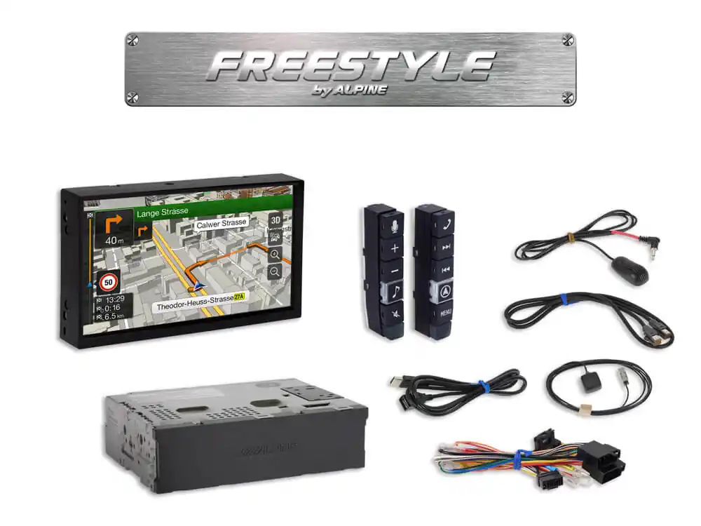 Alpine Freestyle X703D-F media station 7", TomTom, Apple CarPlay e Android Auto Scelto Dai Clienti