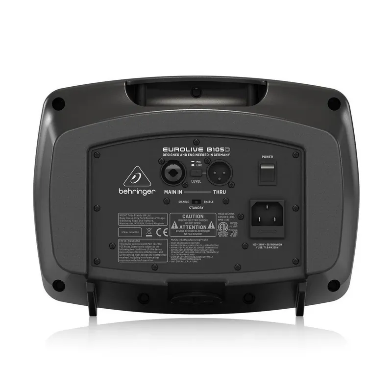 Compra Online BEHRINGER B105D CASSA PORTATILE MULTIUSO 50 WATT CON LETTORE MP3 E BLUETOOTH