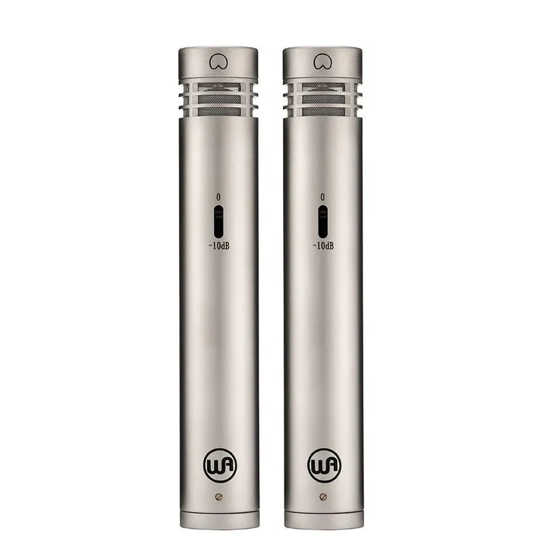 Di Tendenza WARM AUDIO WA-84 NICKEL COPPIA STEREO DI MICROFONI A CONDENSATORE A DIAFRAMMA PICCOLO