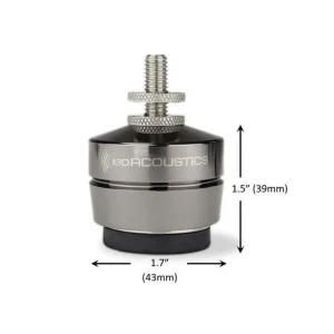 Spedizione Espresso Isoacoustics GAIA III Piede Singolo Isolante acustico per diffusori high end, Peso ammesso 32Kg