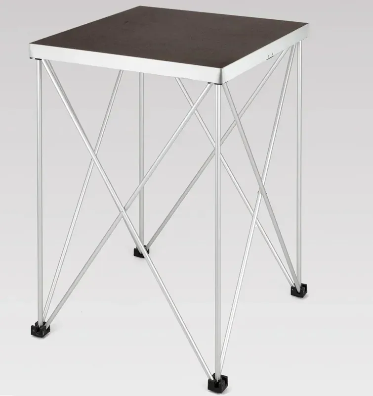 TAVOLO MODULARE RICHIUDIBILE 55 X 55 CM CON RAGNO ALTEZZA 100 CM Promozione Esclusiva