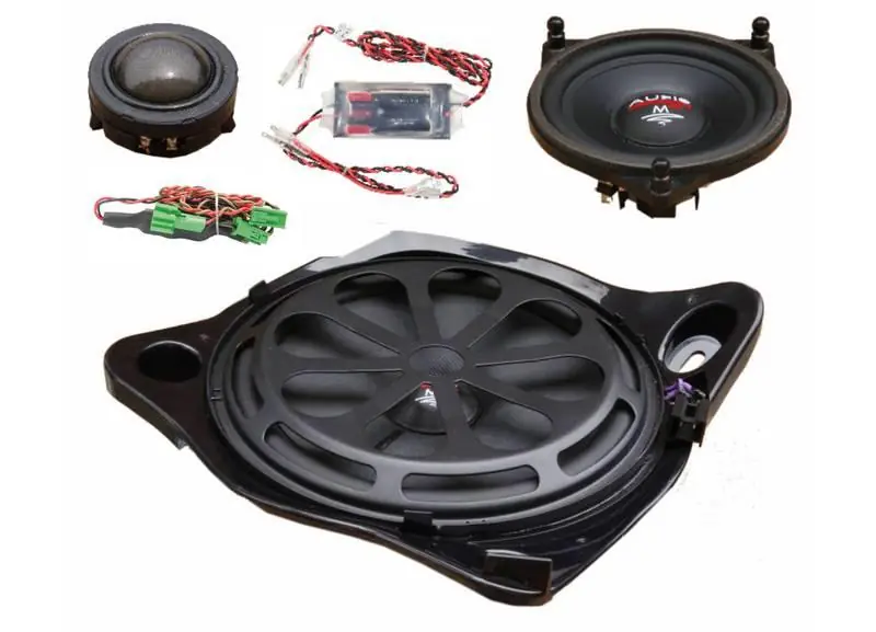 Professionale Audio System MFIT MERCEDES C CLASS EVO W205 kit completo 3 vie (woofer + medio + tweeter)