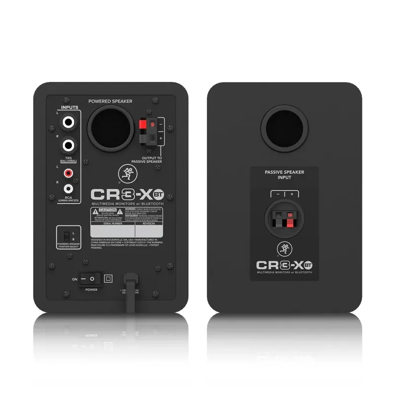 MACKIE CR3-X BT COPPIA MONITOR DA STUDIO BLUETOOTH 50 WATT WOOFER 3" TWEETER .75" Popolare