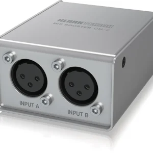 KLARK TEKNIK MIC BOOSTER CM2 PREAMPLIFICATORE 2 CANALI CON GUADAGNO +25dB PER MICROFONI EX-DEMO Prezzo Conveniente
