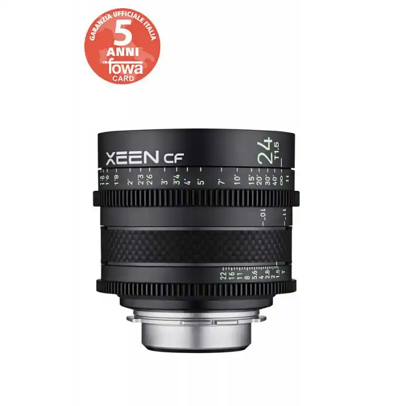 Samyang XEEN CF Obiettivo 24mm T1.5 FF Cine Canon EF in fibra di carbonio Acquista Ora