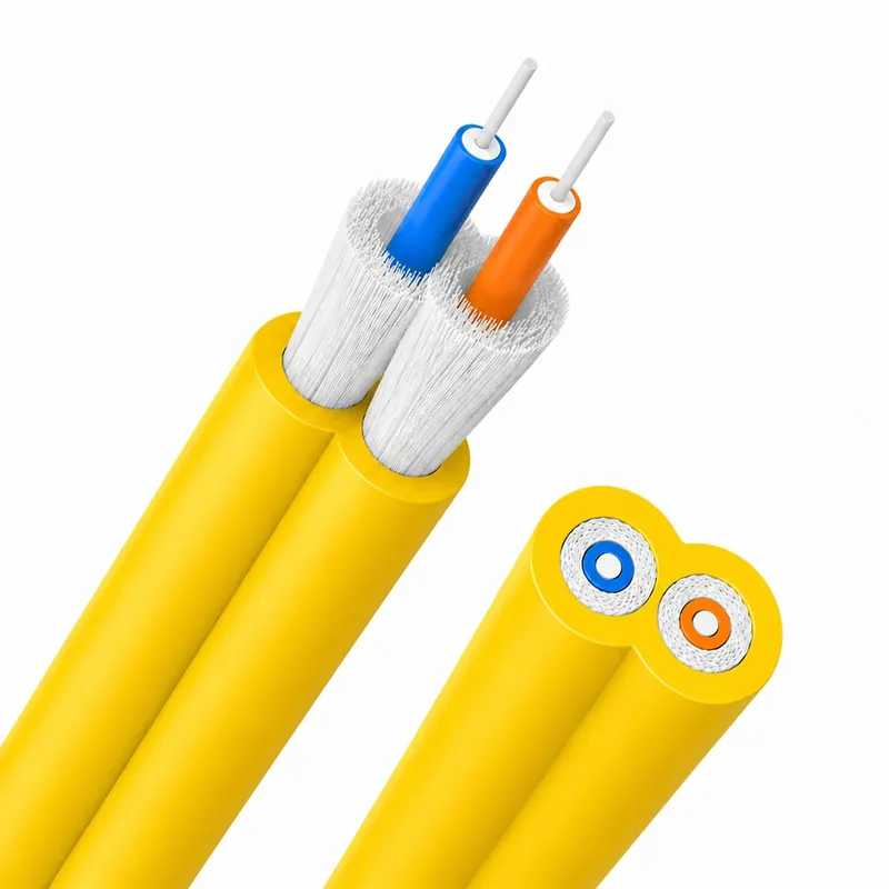 Occasione Cavo Zip Cord 2 Fibre Monomodale 9/125 OS2 2.9x5.8 mm Giallo