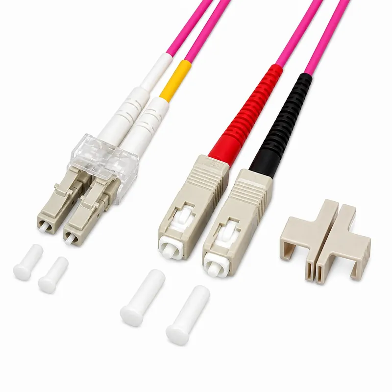 Cavo Fibra Ottica Multimodale OM4 SC/LC 50/125 2 m Ultima Occasione