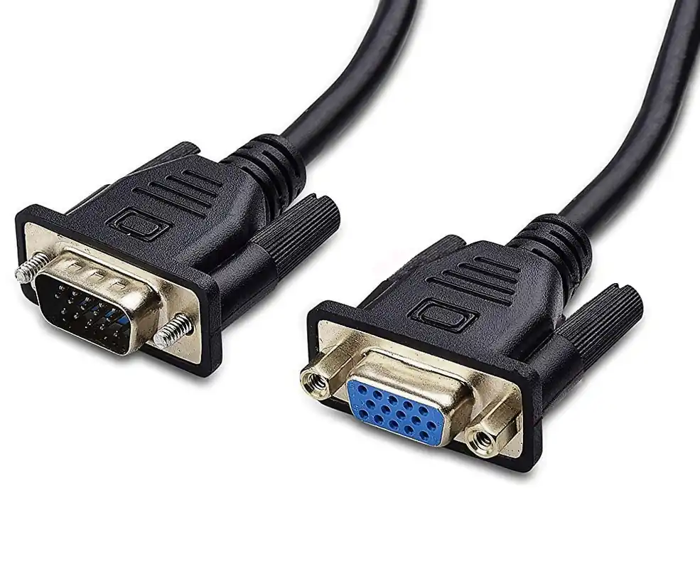 Cavo prolunga monitor SVGA standard M/F 3,0 mt NERO Spedito Oggi