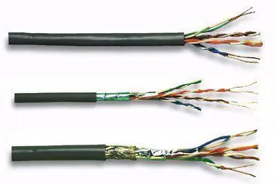 Economico Cavo Cat. 5E Flessibile SFTP Cat. 5E matassa da 100 m.
