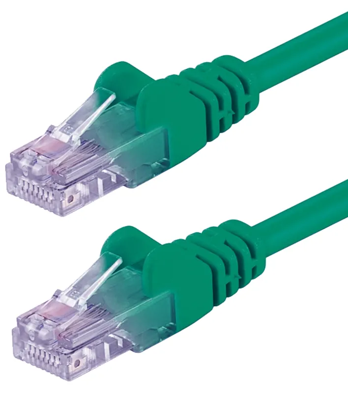 Cavo di rete Patch in Rame Cat. 5e Verde UTP 7,5 m Prezzo Di Fabbrica
