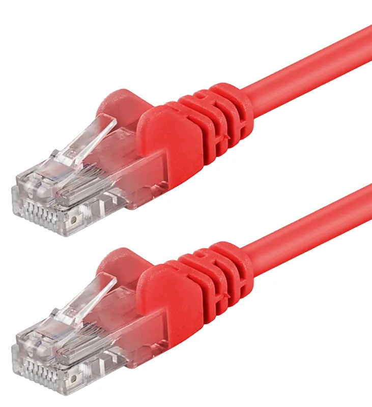 Cavo di rete Patch in Rame Cat. 6 Rosso UTP 2 m Offerta