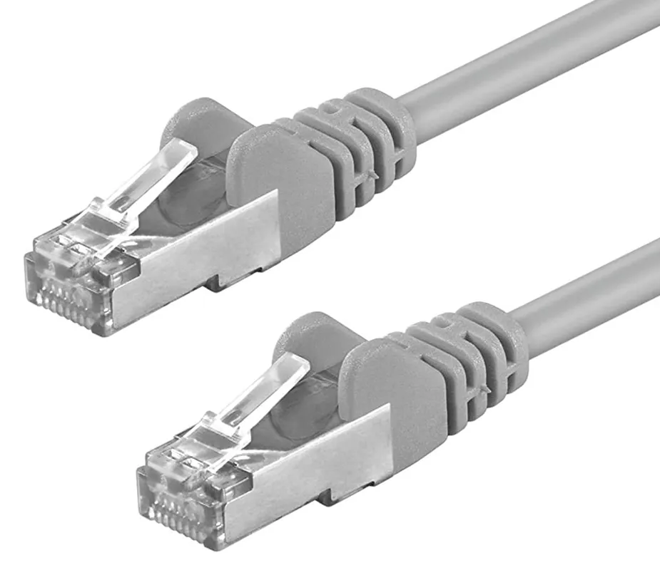 Cavo di rete Patch in CCA Schermato Cat. 5e Grigio F/UTP 5 mt Vendita Finale