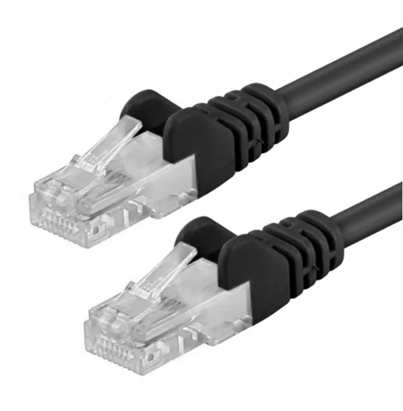Cavo di rete Patch in Rame Cat. 6 Nero UTP 1,5 m Ultime Pezzi