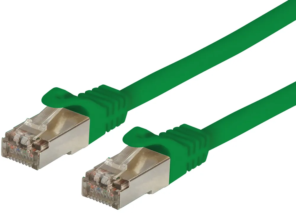 Non Perdere Cavo di rete Patch in CCA Schermato Cat. 6 Verde F/UTP 1 m Bulk