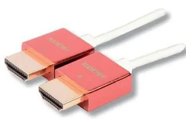 Prezzo Conveniente Cavo HDMI High Speed with Ethernet Ultra Slim 1,8m metal cover rosso