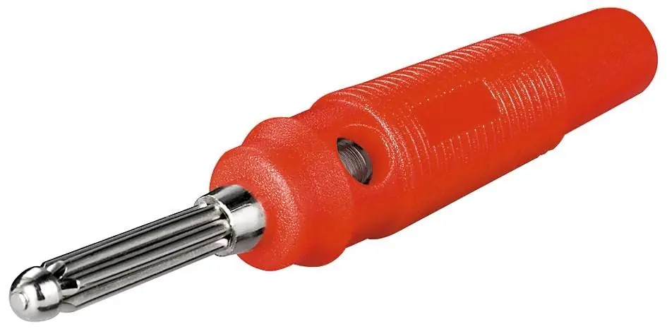 A Buon Prezzo Inseritore Presa Banana per 4mm Rosso