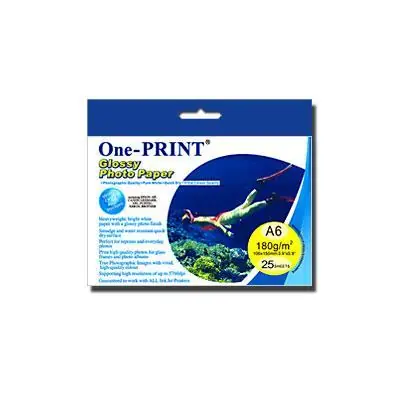 CARTA FOTOGRAFICA GLOSSY A6 180G/M2 Ultime Pezzi