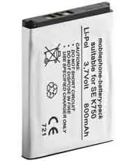 Batteria compatibile (BST-37) per Sony Ericsson K750i/V600i/W800 Esclusivo
