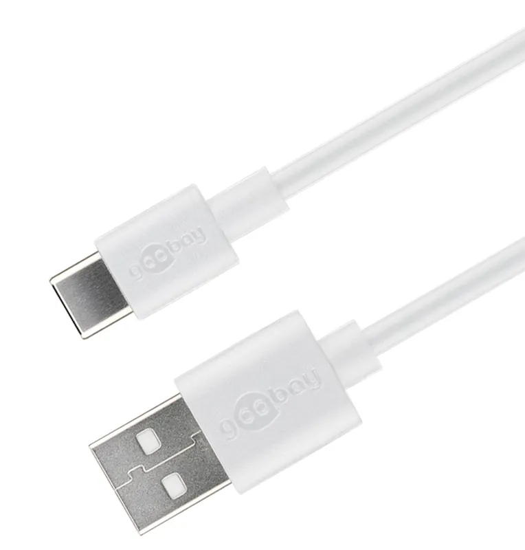 Cavo USB A Maschio 2.0 / USB-C Maschio 3 metri Bianco Direttamente Dal Produttore