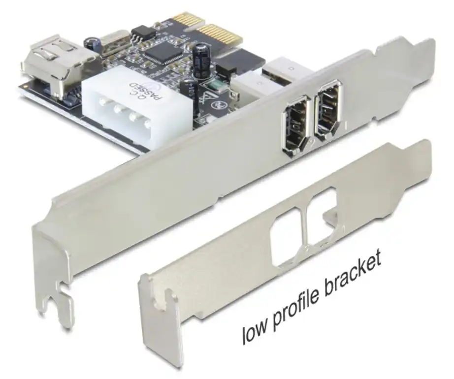 Scheda PCI Express FireWire Low Profile 2 Esterne 1 Interna Compra Adesso