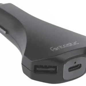Prezzo Di Fabbrica Caricatore da Auto 2 USB + USB-C con uscita 3A Quick Charge 3.0 Nero