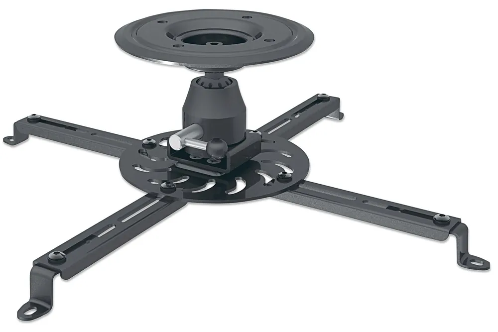 Staffa Universale per Fissaggio Proiettore a Soffitto Nero Nuovo Arrivo